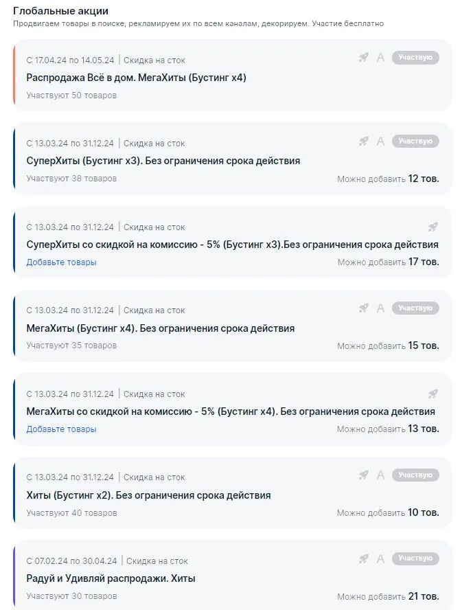 Акции